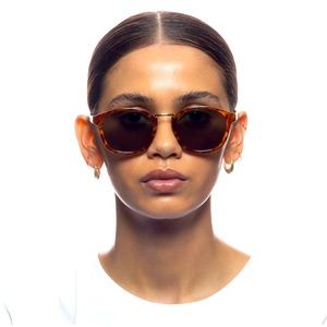 Le Specs Oblivion Designer Sunglasses - Vintage Tort